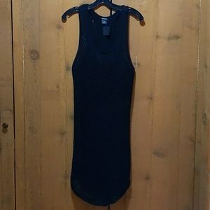 NWT Club Monaco Black Abigail Sweater Tank Dress